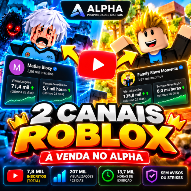 cropped-cropped-Dois-Canais-Roblox-a-Venda-no-Alpha.png 🔥 2 CANAIS ROBLOX | 7,8 MIL INSCRITOS + 207 MIL VIEWS/28 DIAS - Imagem 1