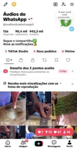 Conta tiktok dark de quase 100k