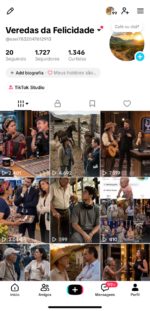 CONTA TIKTOK FRANÇA 🇫🇷 / LIVE STUDIO PC +1,7K DE SEGUIDORES