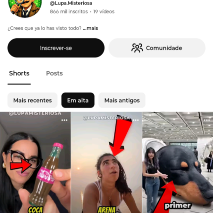 Canal Dark Curiosidades 865k - Precisa criar conta no google adsense