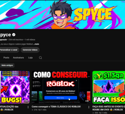Canal Youtube Monetizado com 255k de Inscritos a venda