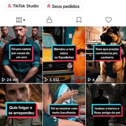 tiktok com mais de 30k de seguidores