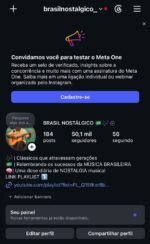 Página Instagram 50,1K De Seguidores - 5,3M De Visualizaçoes em 90dias