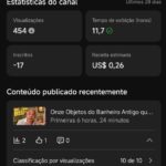 Canal do YouTube monetizado