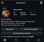 INSTAGRAM 60K - CONTA NOVA - RECEITAS