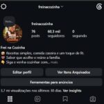 INSTAGRAM 60K - CONTA NOVA - RECEITAS