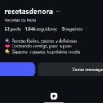 INSTAGRAM 1.8K | NICHO RECEITAS | ESPANHOL | CONTA NOVA