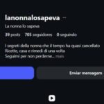 INSTAGRAM 700 SEGUIDORES | NICHO RECEITAS | IDIOMA ITALIANO | CONTA NOVA