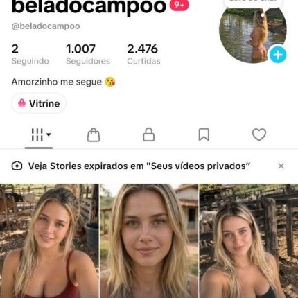 Conta TikTok 1K+ | TikTok Shop + LIVE | Público Masculino