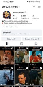 Instagram com 2.229 Mil Seguidores Reais e Ativos
