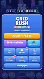 ***APP ANDROID*** GRID RUSH: COLOR MATCH – JOGO APROVADO NO GOOGLE PLAY – AdMob ativo + compras no app – Pronto para AdSense e AdMob – Nota 5,0 - Imagem 3
