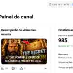 CANAL EM INGLÊS NICHO ESPIRITUALIDADE REI SALOMÃO