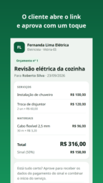 ***APP ANDROID*** ORÇAMENTO EXPRESS – APROVADO NO GOOGLE PLAY – AdMob + assinaturas – Pronto para AdSense e AdMob – Orçamento pelo WhatsApp com sinal via Pix - Imagem 4