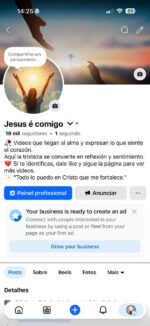 Pagina no facebook monetizada com 19 mil seguidores